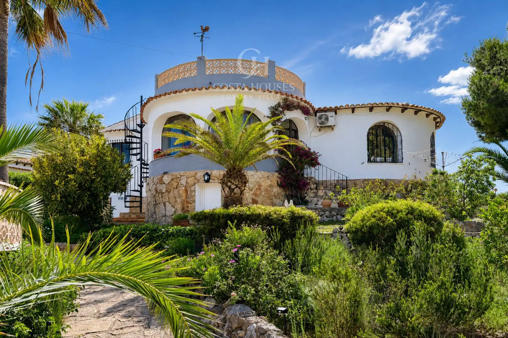 Vista exterior de Casa o xalet en venda en Jávea / Xàbia amb Aire condicionat, Calefacció i Jardí privat