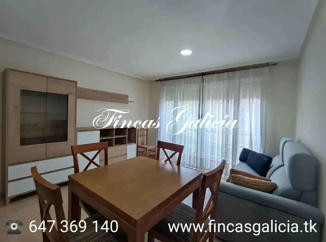 Sala de estar de Apartamento de alquiler en Verín con Calefacción y Amueblado