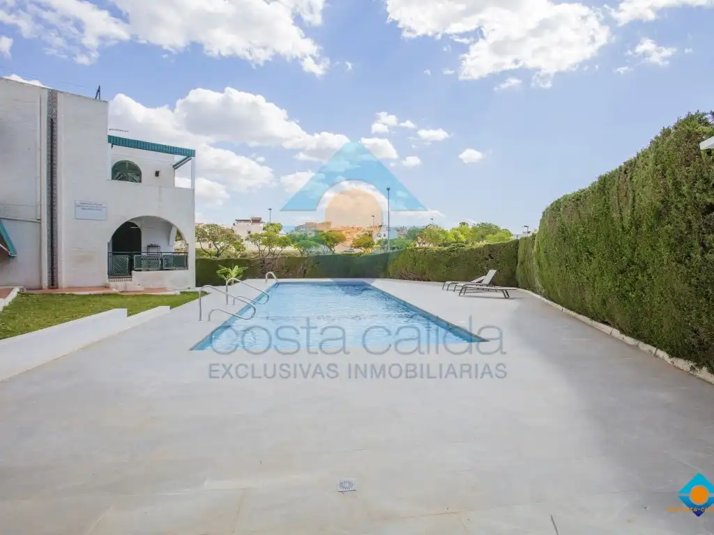 Piscina de Apartament en venda en Mazarrón amb Aire condicionat, Jardí privat i Terrassa