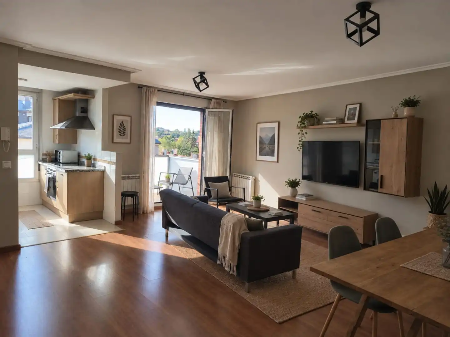 Wohnzimmer von Wohnung zum Verkauf in San Andrés del Rabanedo mit Terrasse und Balkon