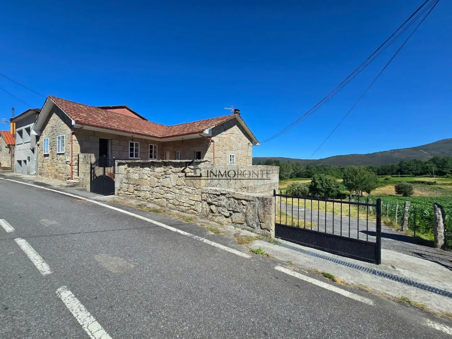 Vista exterior de Casa o chalet en venta en Campo Lameiro con Jardín privado, Terraza y Balcón