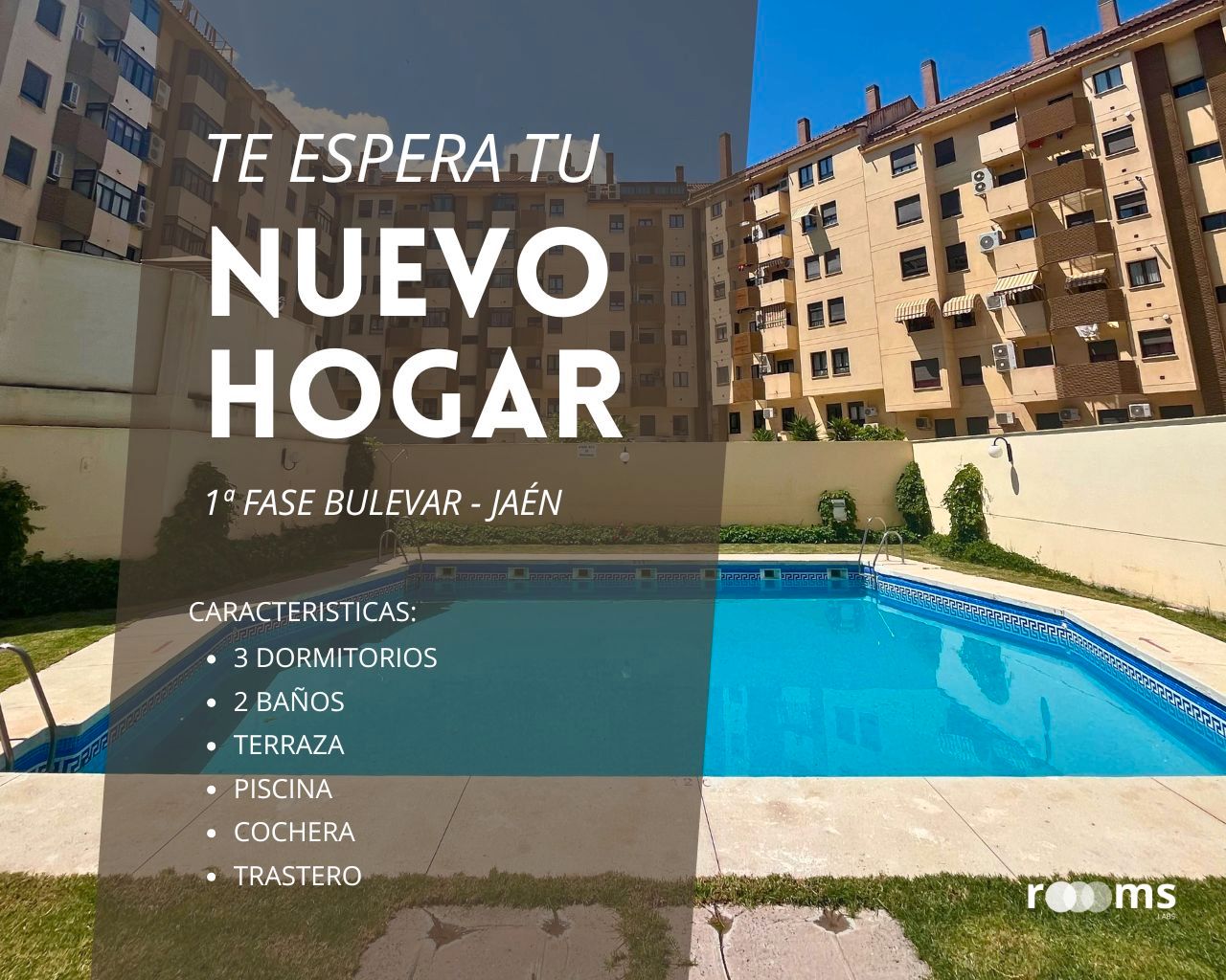 Swimming pool of Flat for sale in  Jaén Capital  with Air Conditioner, Heating and Private garden
