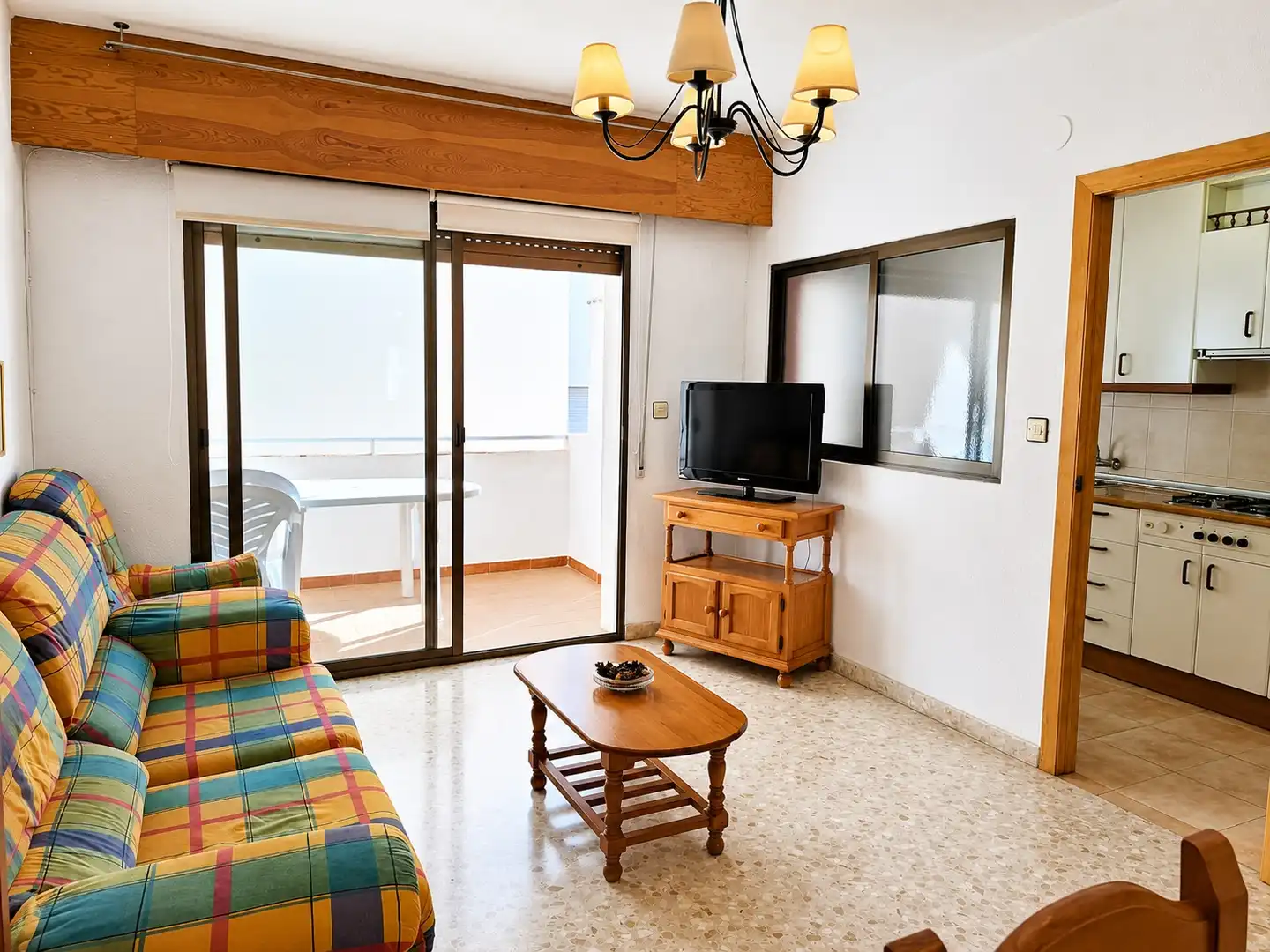 Sala de estar de Piso en venta en Torrenueva Costa con Terraza y Amueblado