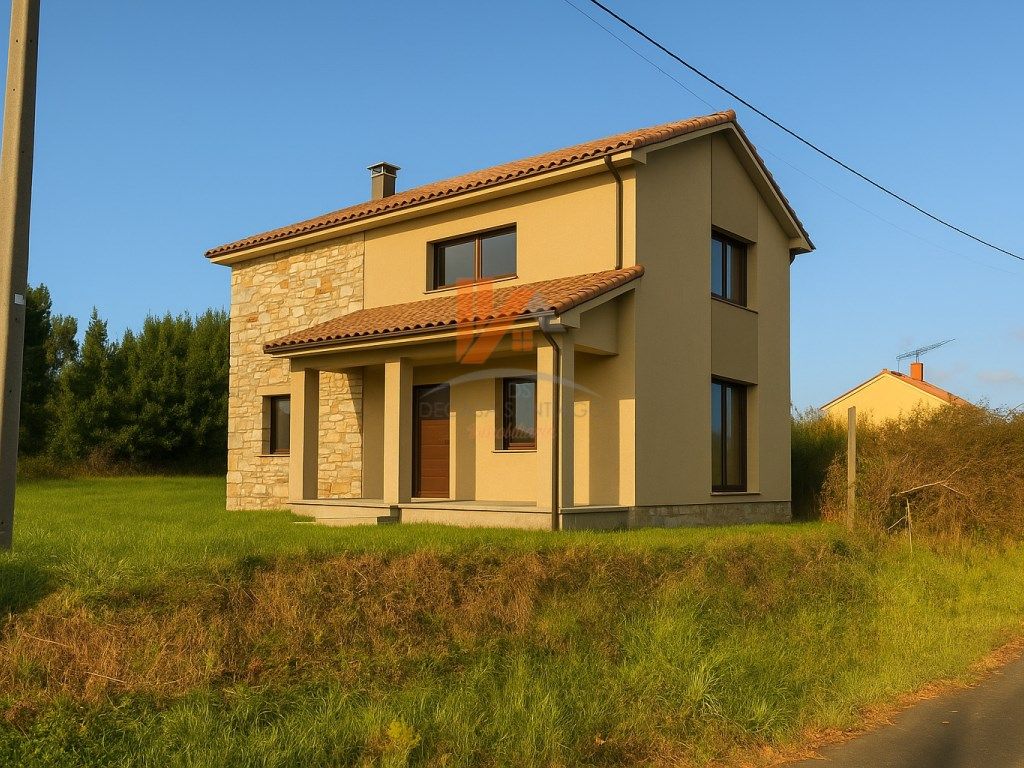 Vista exterior de Casa o xalet en venda en Santiago de Compostela  amb Jardí privat, Terrassa i Balcó
