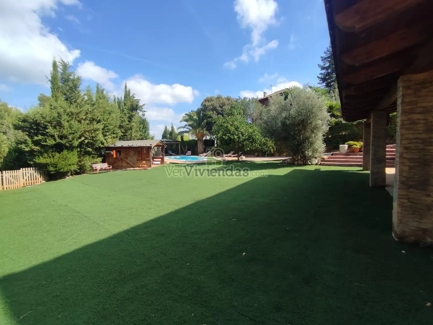 Garden of Houses for sale in Vallirana, Barcelona