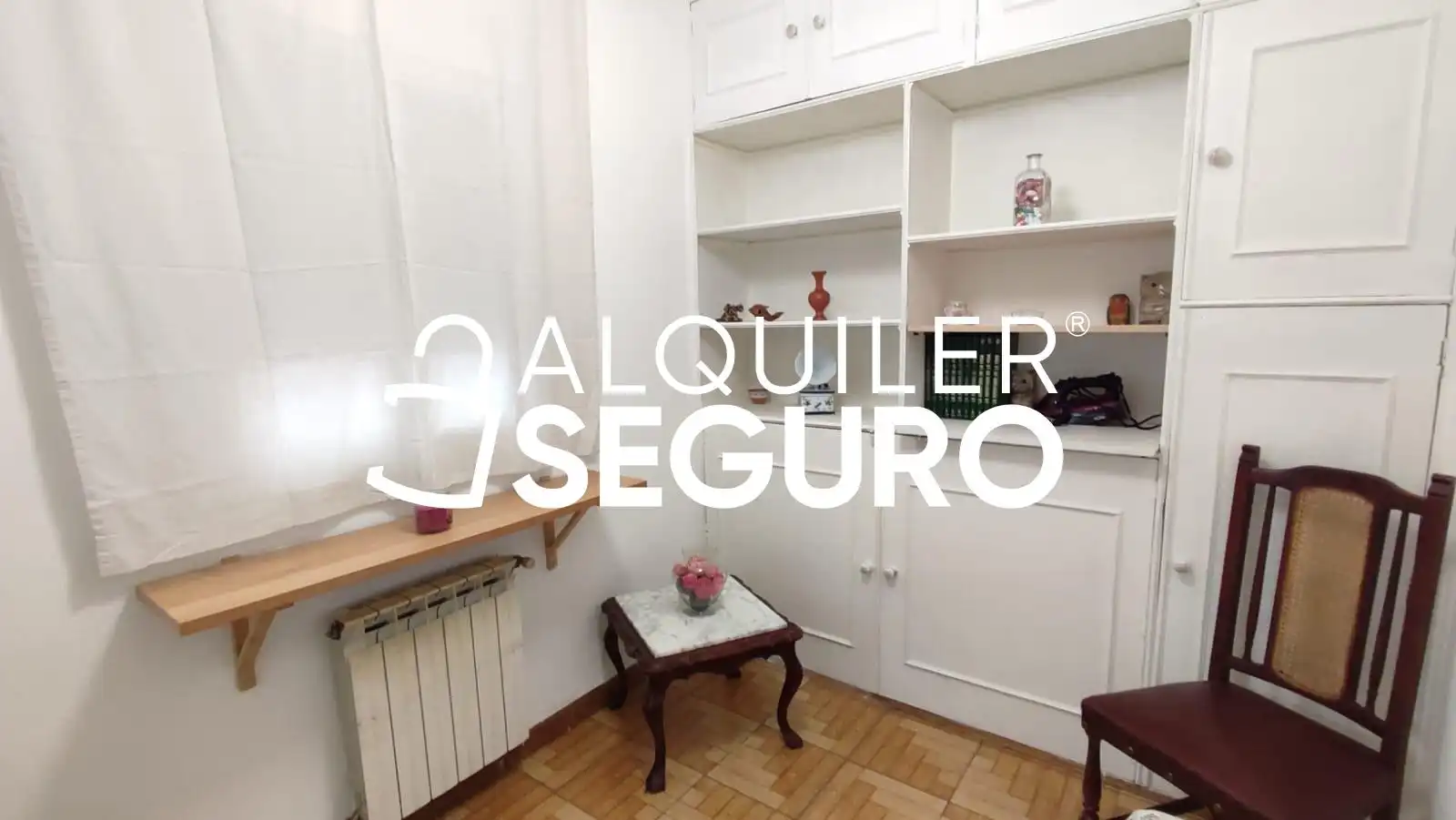 Schlafzimmer von Wohnung zur Miete in Alcobendas mit Heizung und Möbliert
