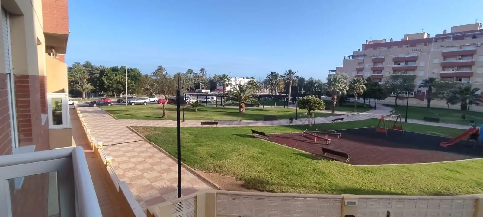 Exterior view of Flat for sale in Roquetas de Mar  with Terrace and Community pool