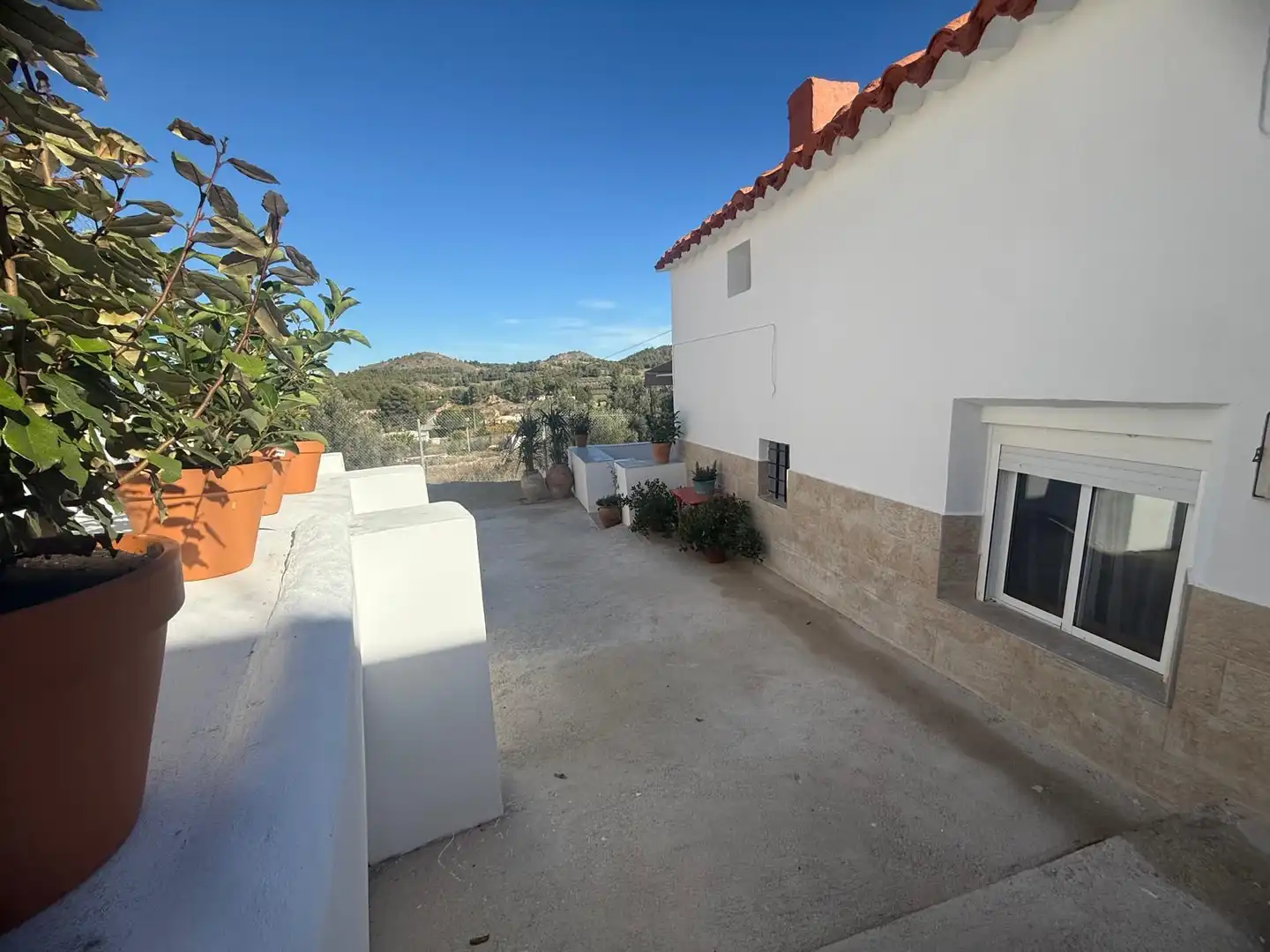 Vista exterior de Casa o xalet en venda en Cehegín amb Aire condicionat, Jardí privat i Terrassa