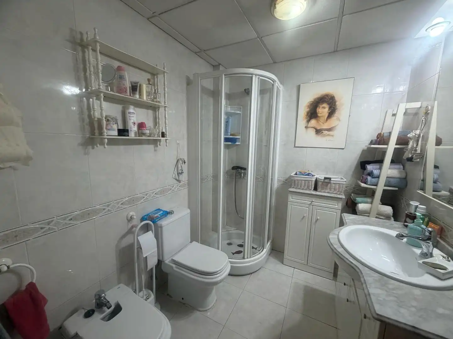 Baño de Casa adosada en venta en Cáceres con Terraza, Trastero y Amueblado