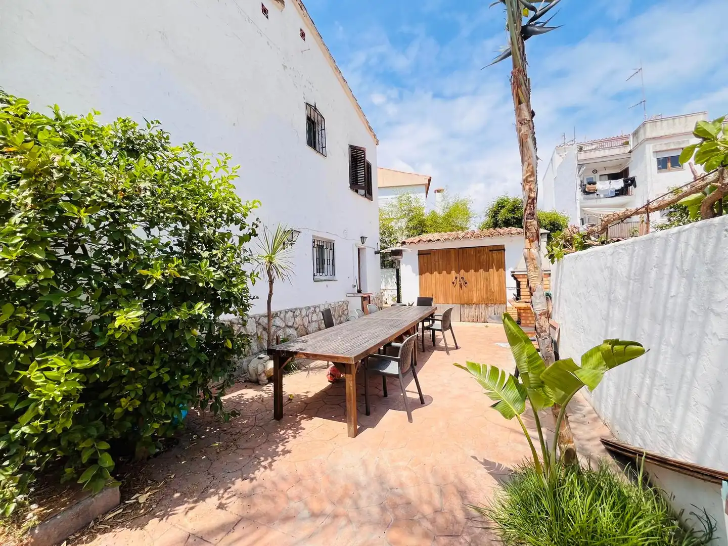 Exterior view of Houses for sale in Sant Pere de Ribes  with Private garden and Terrace