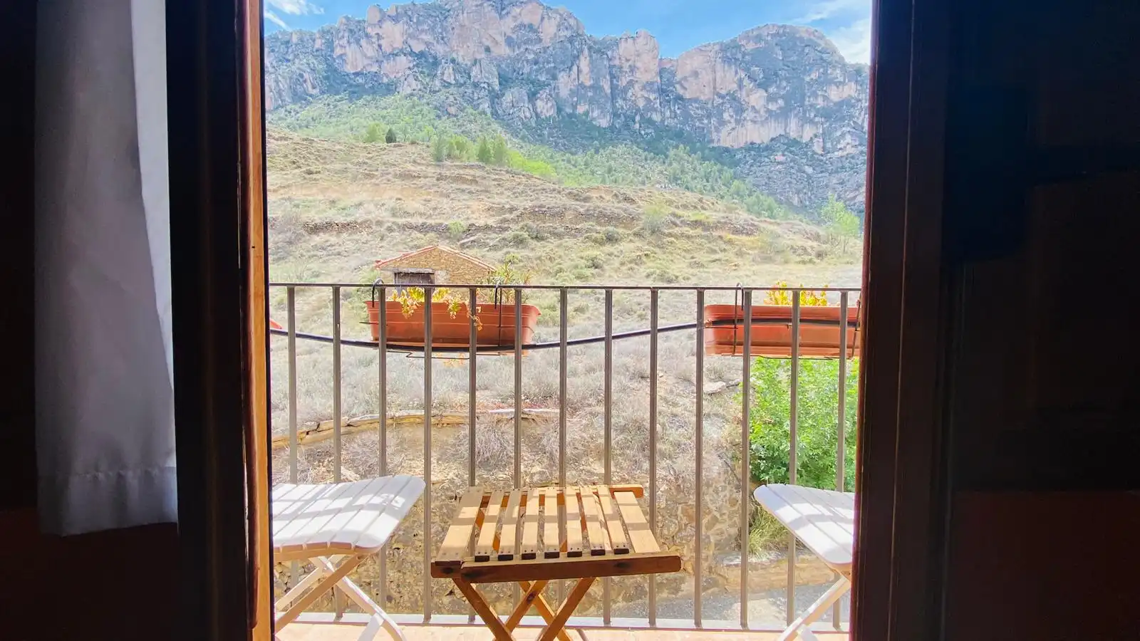Terraza de Finca rústica en venta en Villarluengo con Calefacción, Trastero y Amueblado