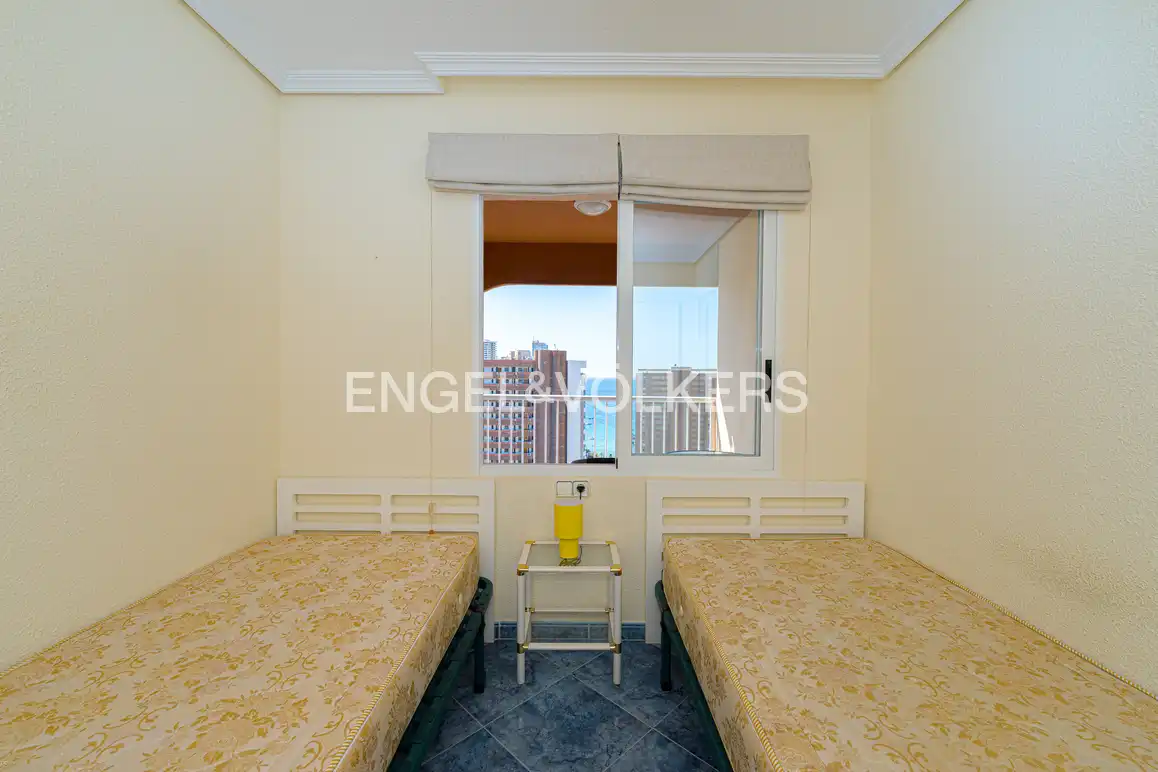 Terraza de Apartamento de alquiler en Benidorm con Terraza, Amueblado y Piscina comunitaria