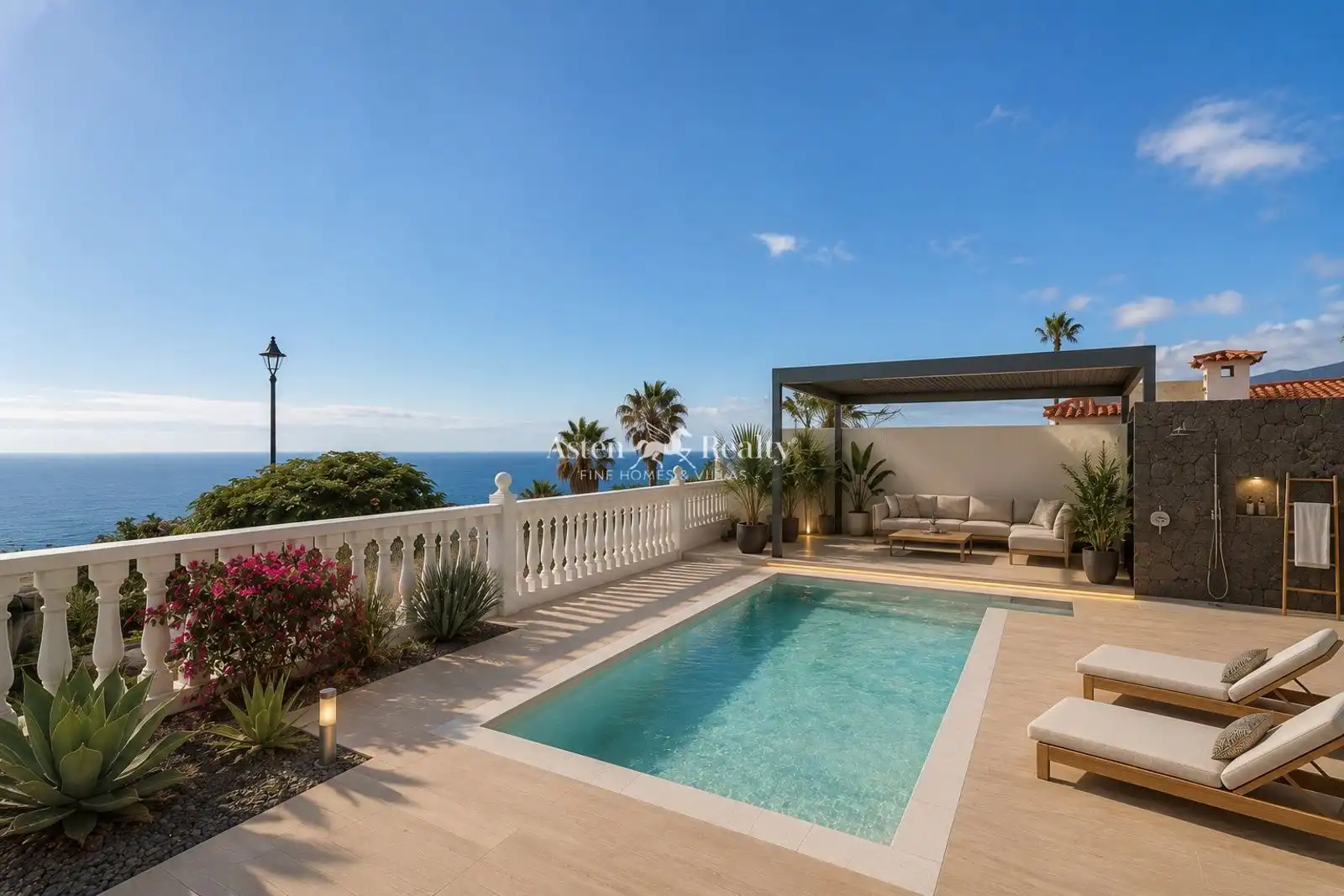 Terraza de Casa o chalet en venta en Santiago del Teide con Terraza, Piscina y Amueblado
