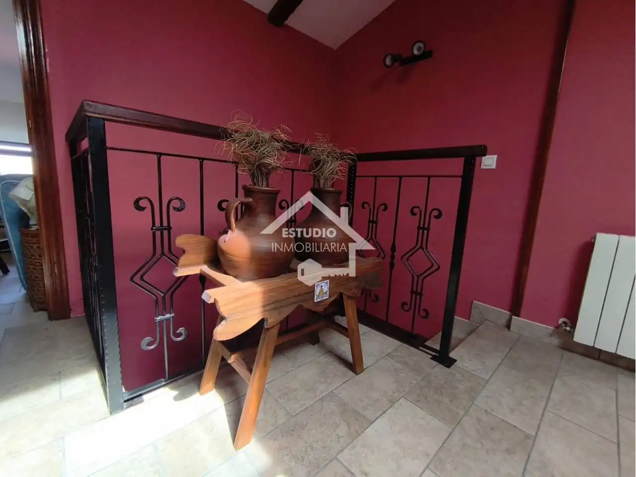 Balcony of Houses for sale in Alesanco  with Heating, Private garden and Furnished