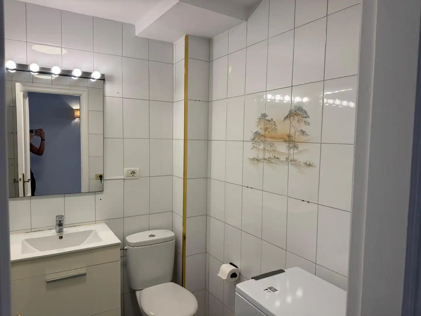 Bathroom of Apartments for rent in Arona  with Furnished, Washing machine and Balcony