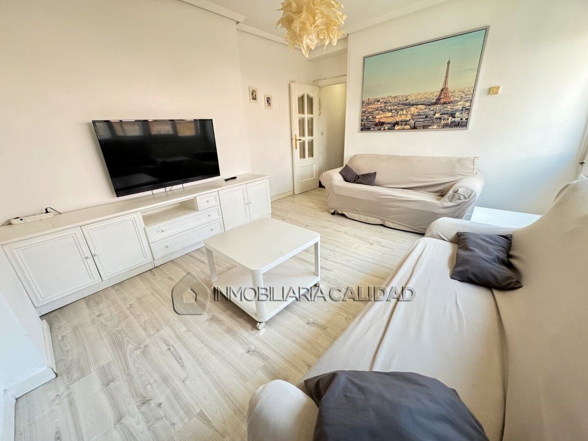 Living room of Flat to rent in Burgos Capital  with Heating, Terrace and Furnished