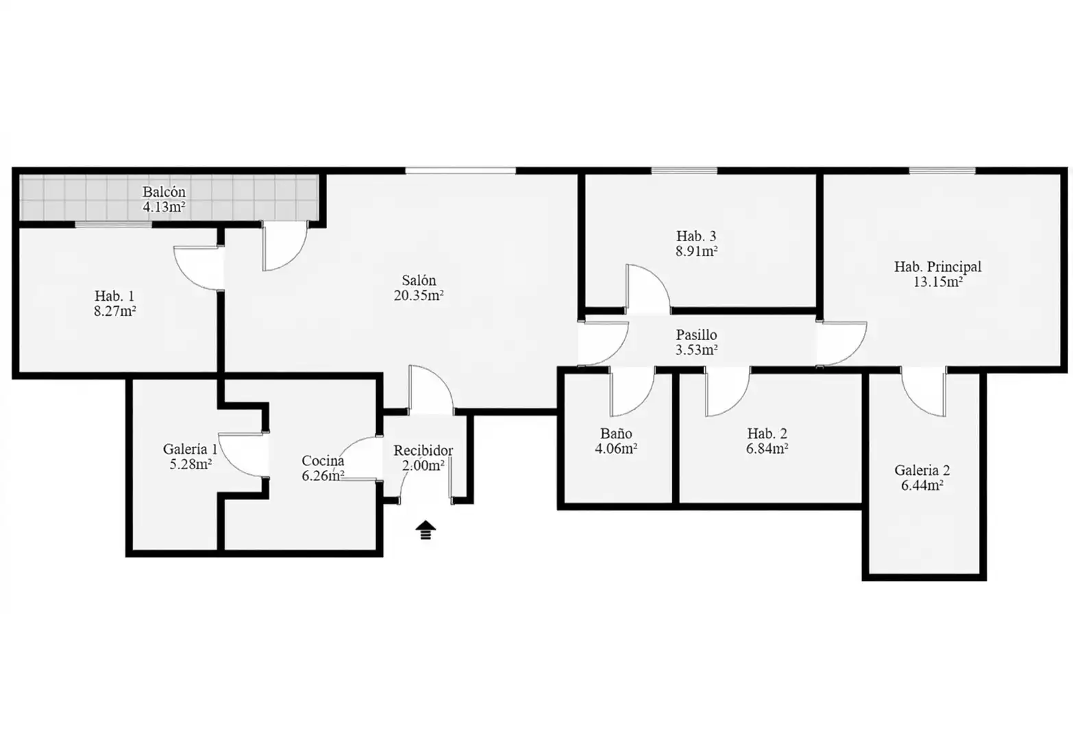 Apartament en venda en Cerdanyola del Vallès amb Aire condicionat, Calefacció i Terrassa