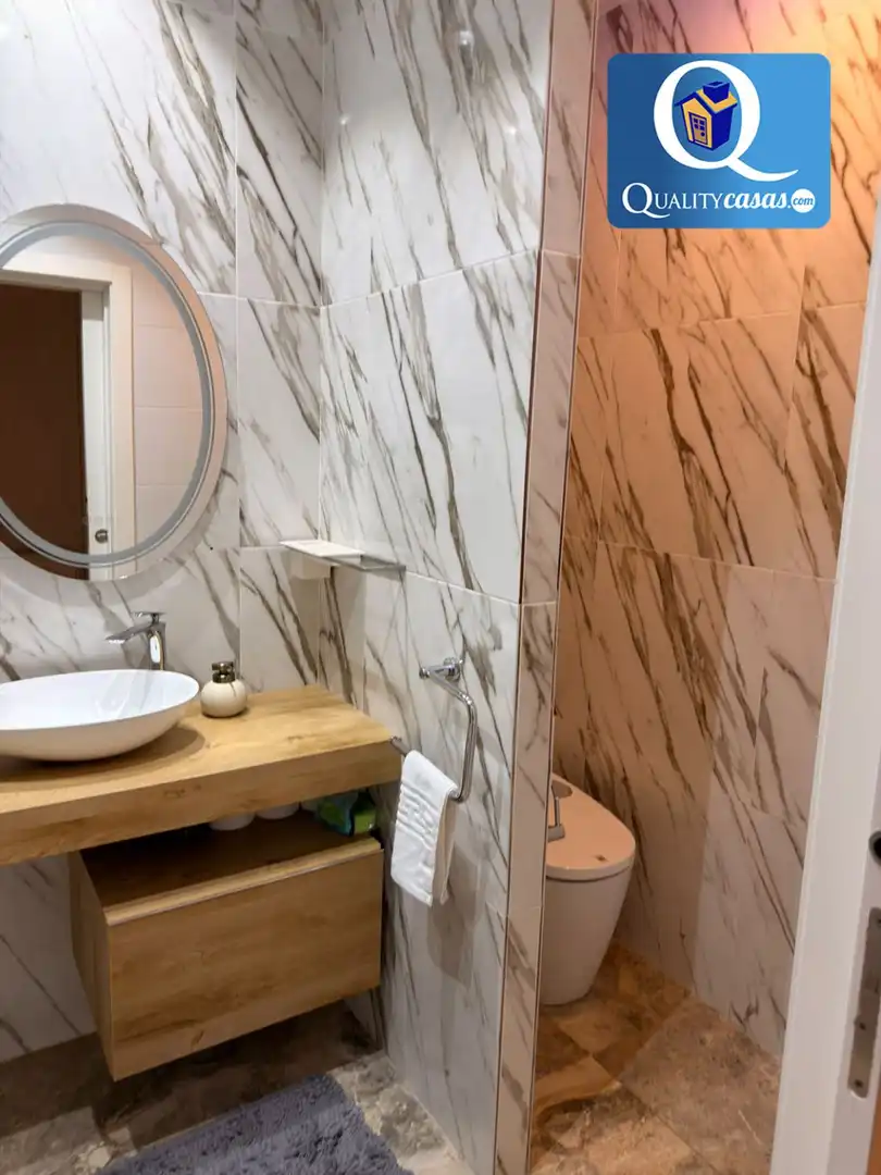 Baño de Casa o chalet en venta en Busot con Aire acondicionado, Calefacción y Terraza