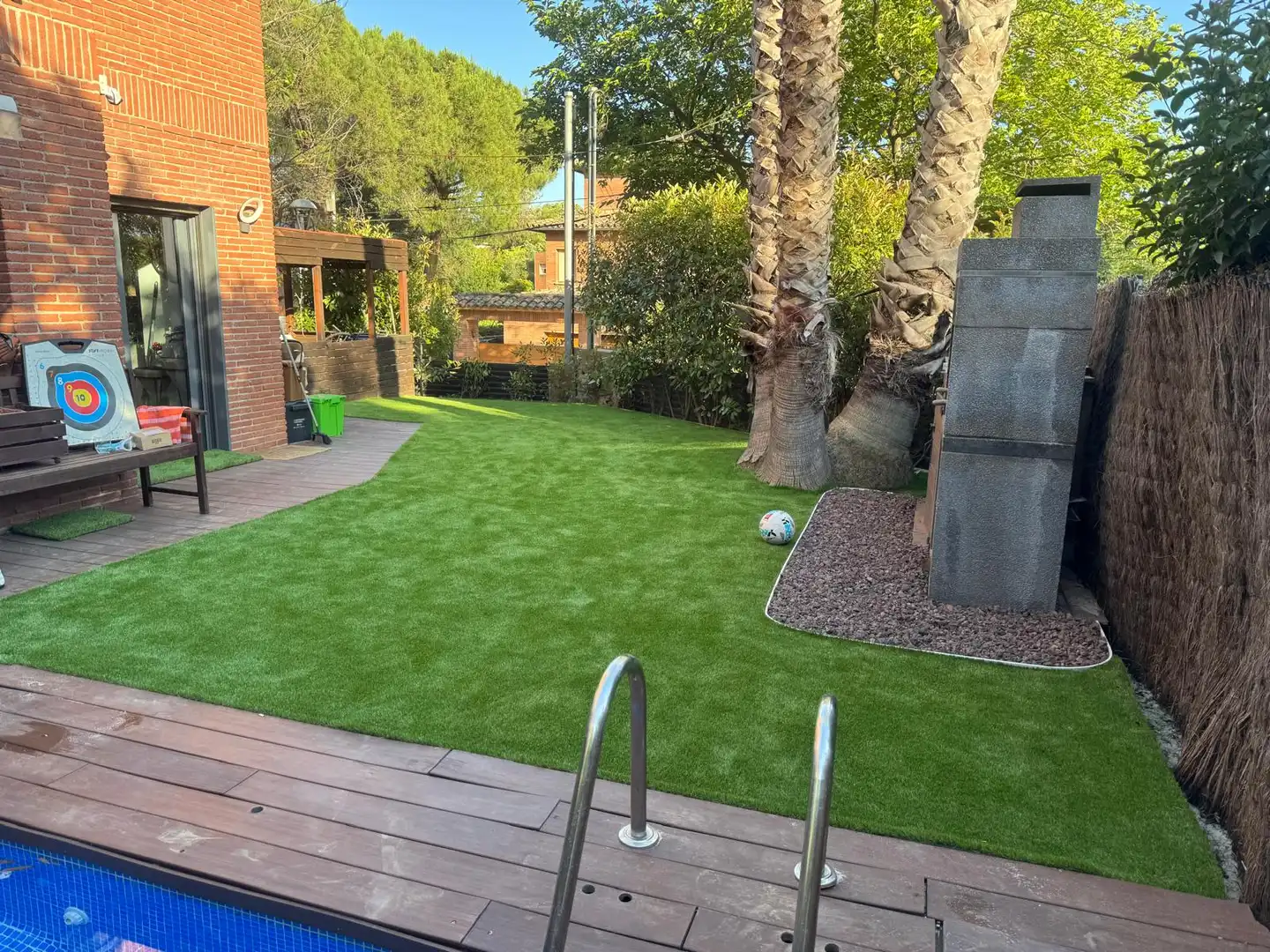 Terrasse von Haus oder Chalet zur Miete in Sant Cugat del Vallès mit Klimaanlage, Heizung und Privatgarten