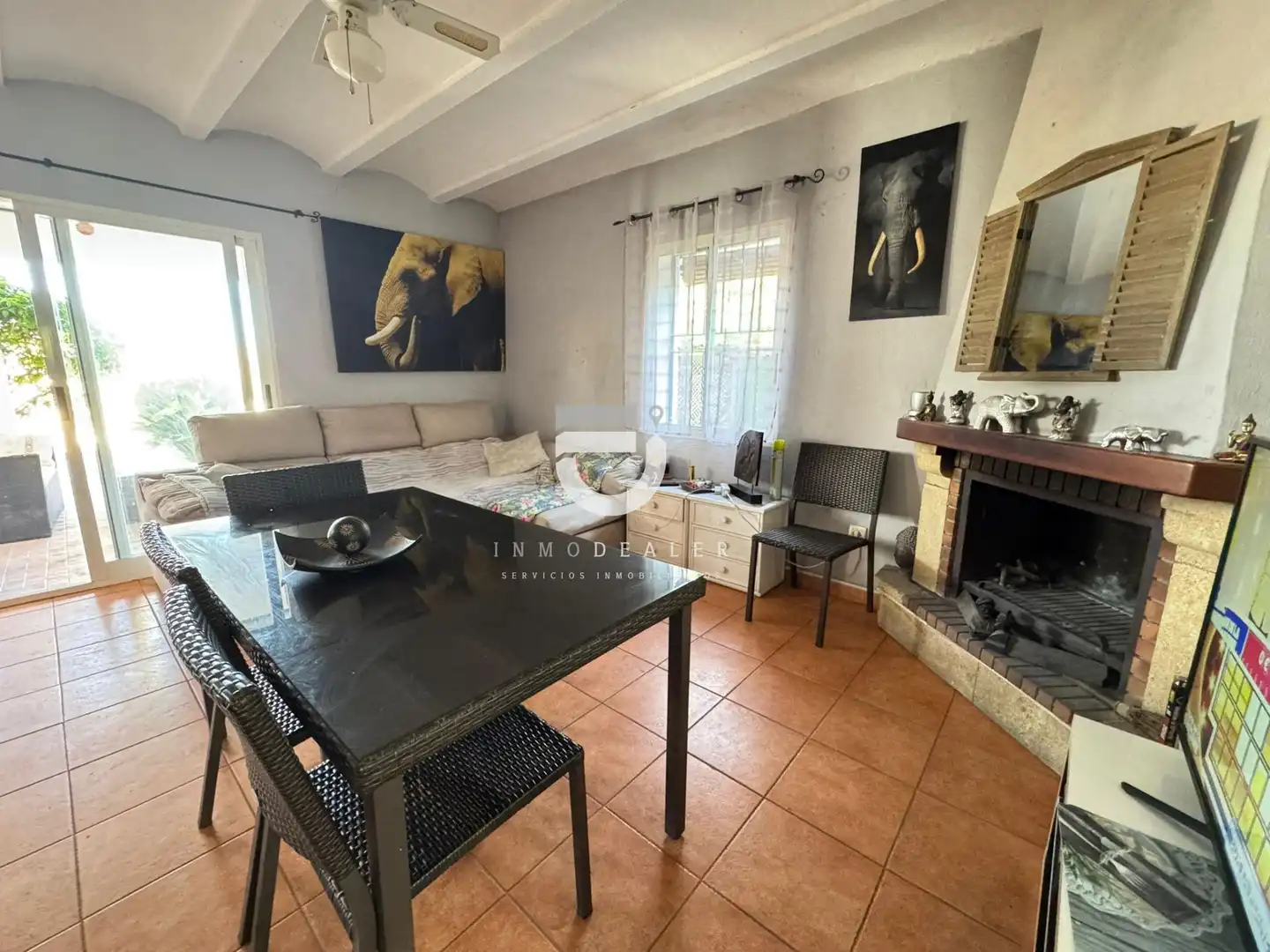 Vista exterior de Casa o chalet en venta en Daimús con Jardín privado, Terraza y Piscina