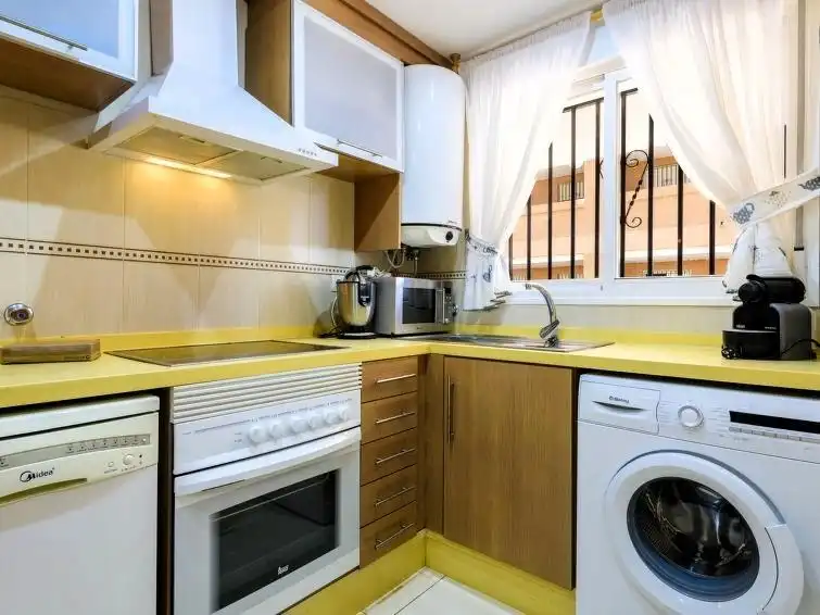 Kitchen of Apartments for sale in Oropesa del Mar / Orpesa  with Air Conditioner, Heating and Private garden