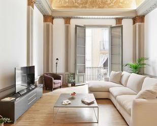 Sala d'estar de Apartament per a compartir en  Barcelona Capital amb Aire condicionat i Terrassa