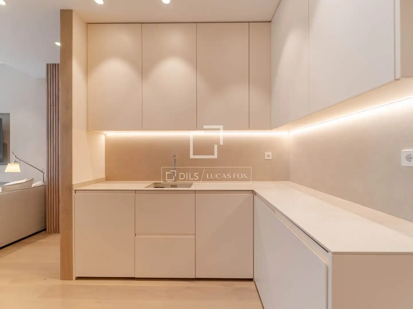 Cocina de Piso de alquiler en Valencia con Aire acondicionado, Amueblado y Balcón