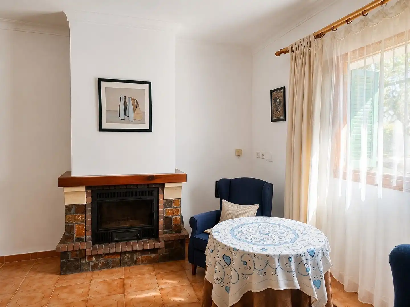 Sala de estar de Finca rústica en venta en Felanitx con Aire acondicionado, Calefacción y Jardín privado