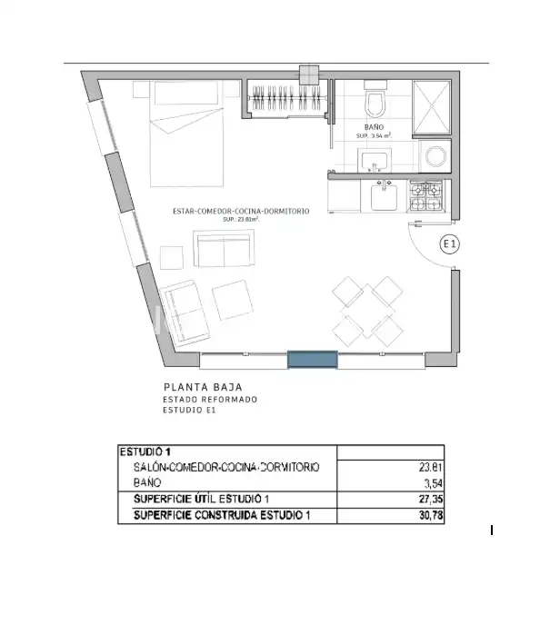Study for sale in Centro