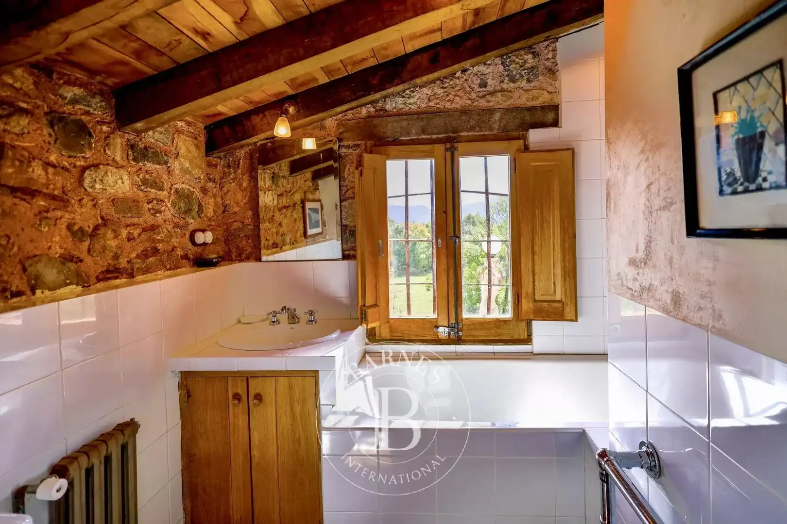 Badezimmer von Country house zum Verkauf in Camprodon mit Heizung, Privatgarten und Möbliert