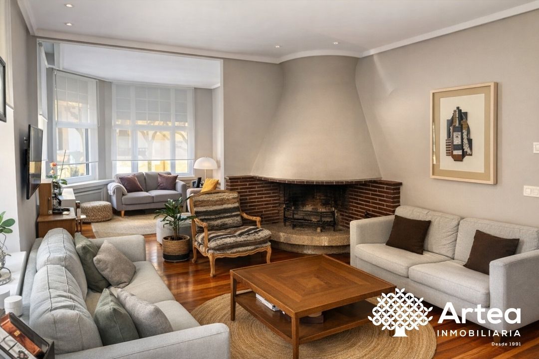 Living room of Flat to rent in Getxo   with Heating