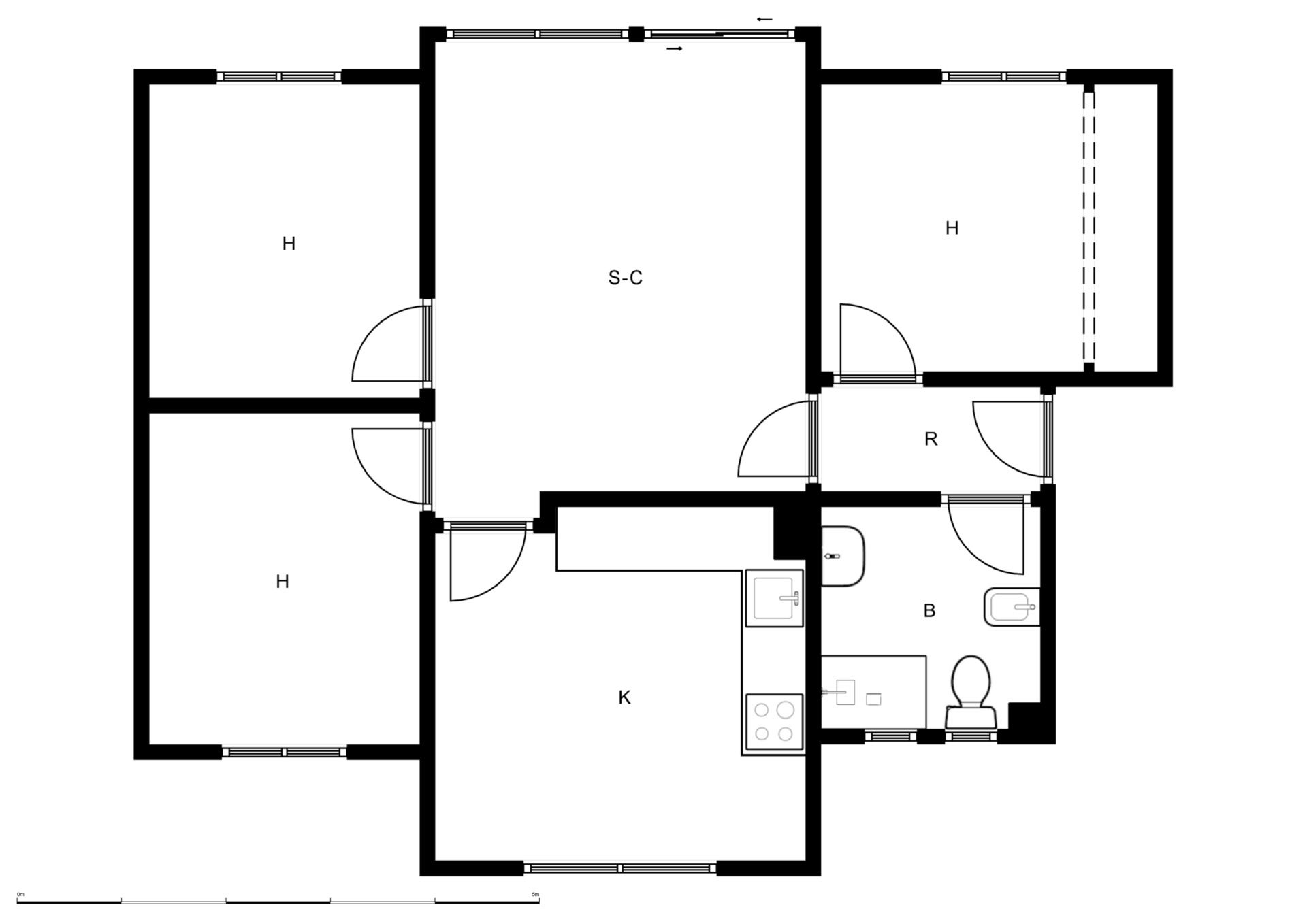 Flat to rent in  Madrid Capital  with Oven, Balcony and Pets allowed