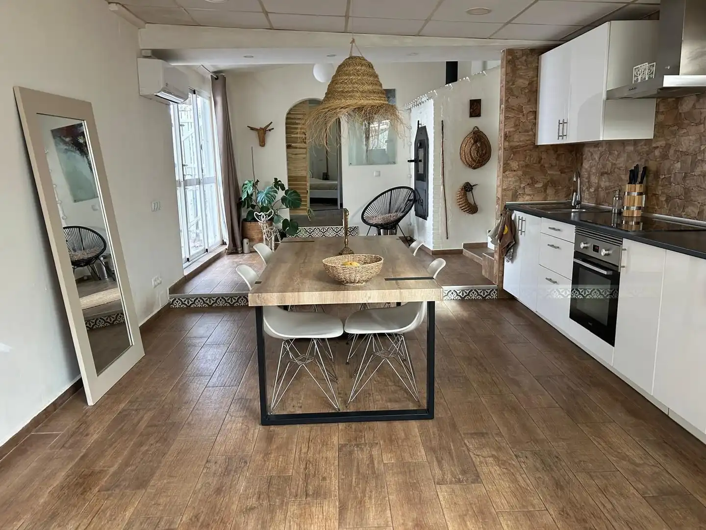 Dining room of Houses for sale in Polop  with Air Conditioner, Private garden and Storage room