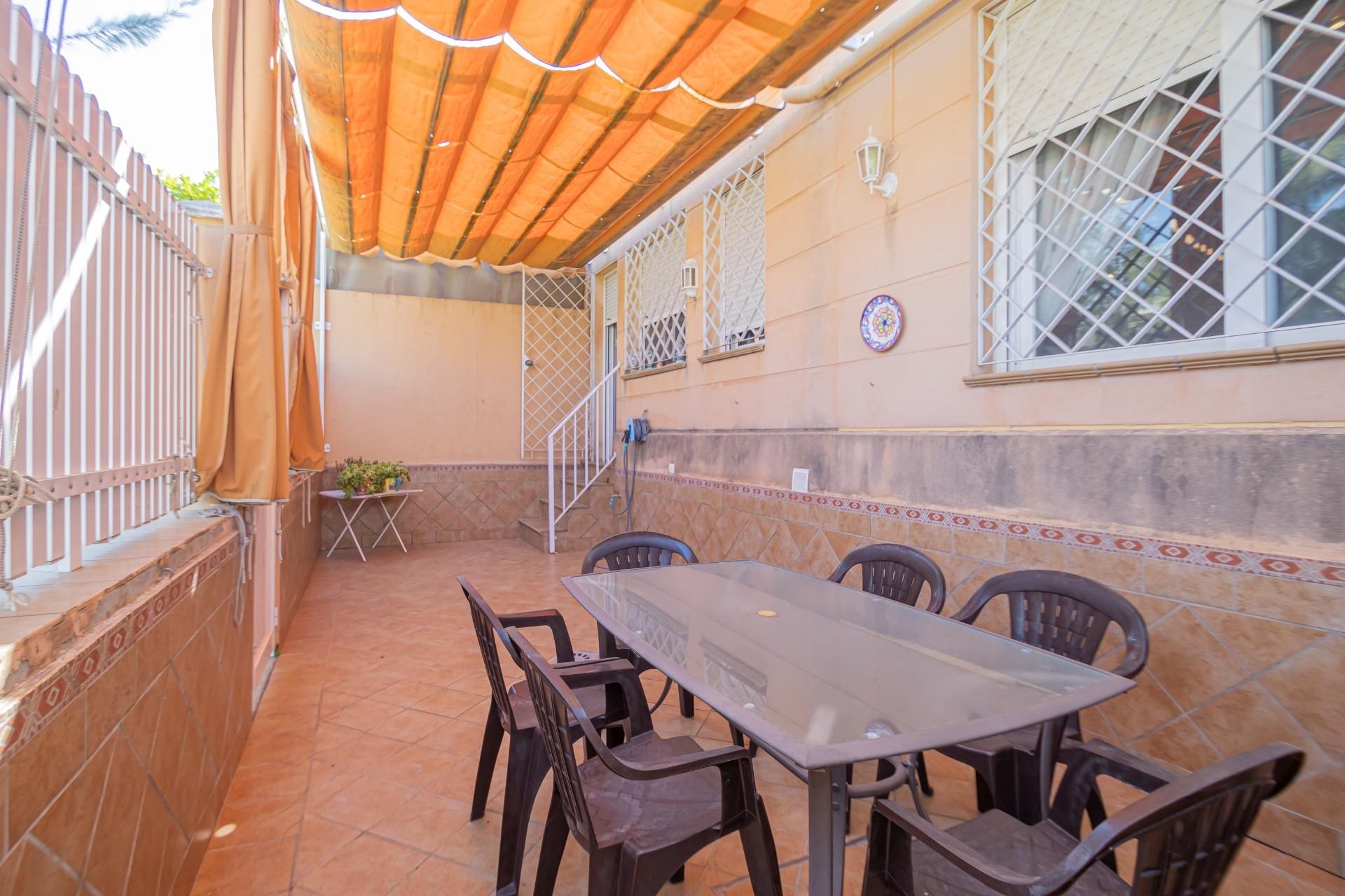 Terrace of Single-family semi-detached for sale in Tomares  with Air Conditioner, Private garden and Terrace