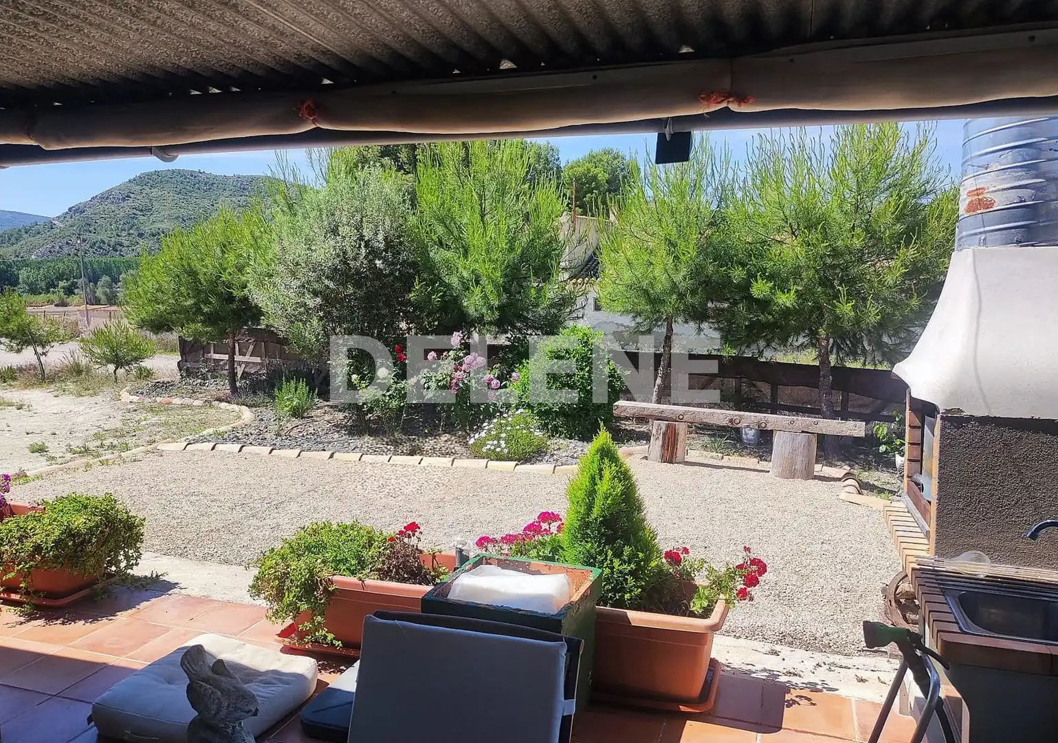 Jardí de Casa o xalet en venda en Hellín amb Aire condicionat, Moblat i Forn