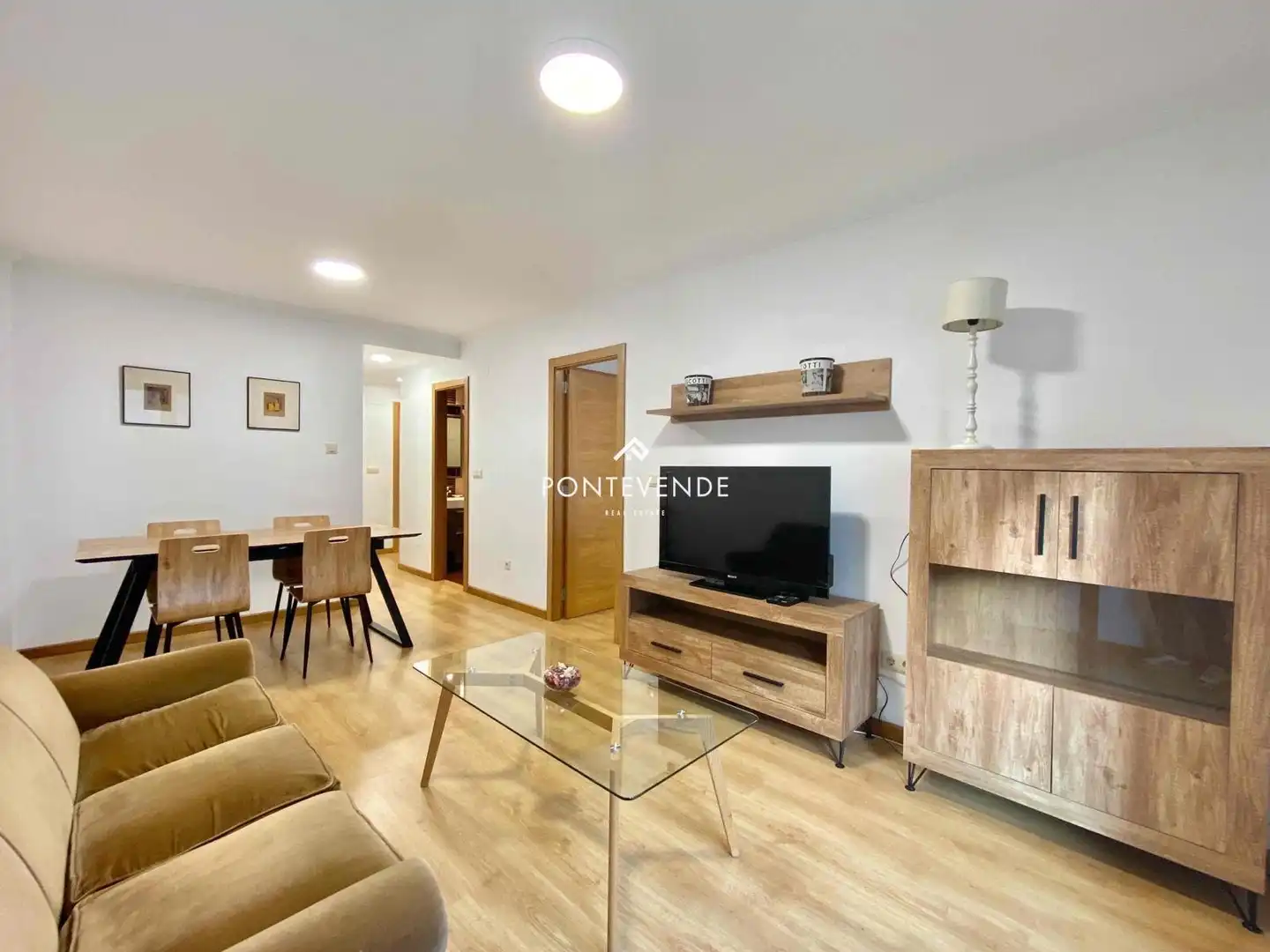 Vista exterior de Piso en venta en Poio con Calefacción, Parquet y Trastero