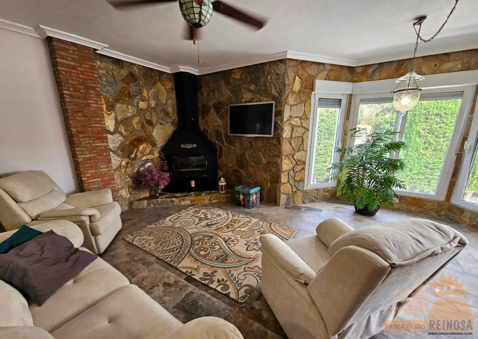 Sala d'estar de Casa o xalet en venda en Molina de Segura amb Aire condicionat, Calefacció i Jardí privat