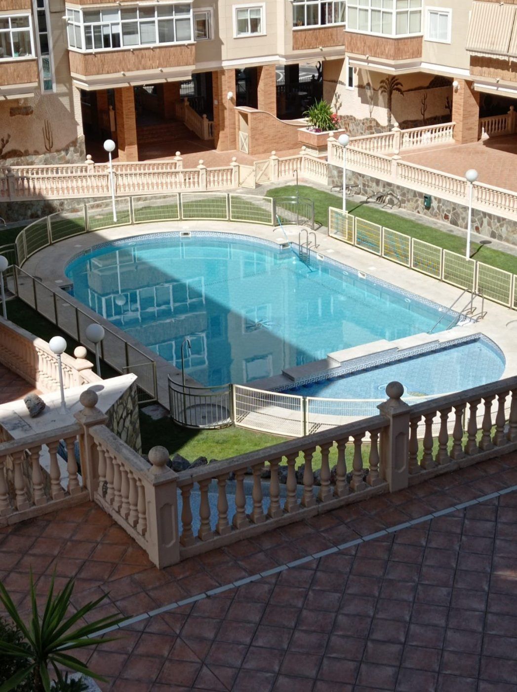 Swimming pool of Apartment to rent in Cáceres Capital  with Heating, Terrace and Storage room