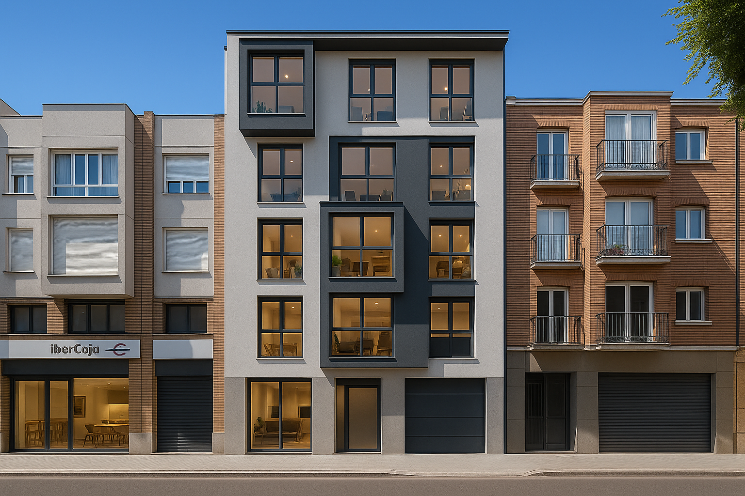 Exterior view of Flat for sale in  Madrid Capital  with Air Conditioner, Heating and Storage room