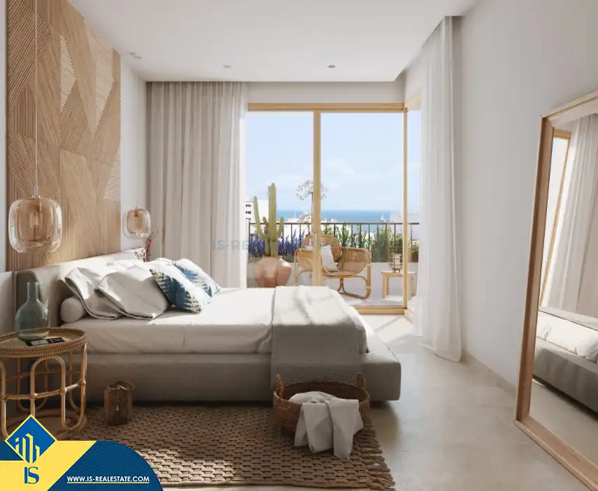 Bedroom of Apartments for sale in Santa Eulària des Riu  with Terrace, Furnished and Balcony