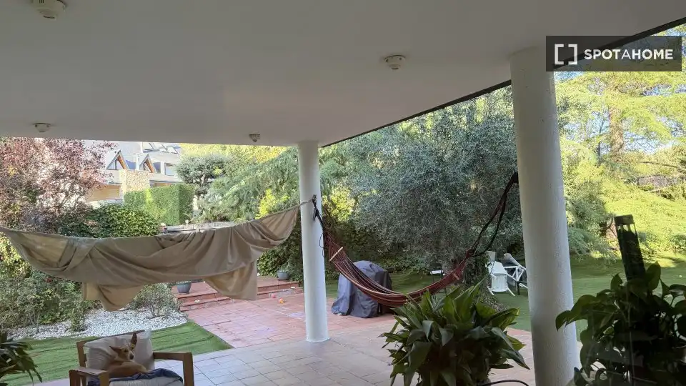 Terrace of Flat for share in Matadepera  with Air Conditioner, Heating and Furnished