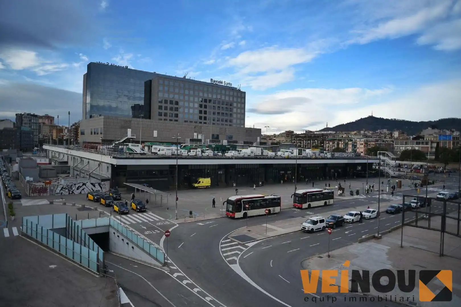 Exterior view of Flat for sale in Barcelona  with Air Conditioner, Parquet flooring and Balcony