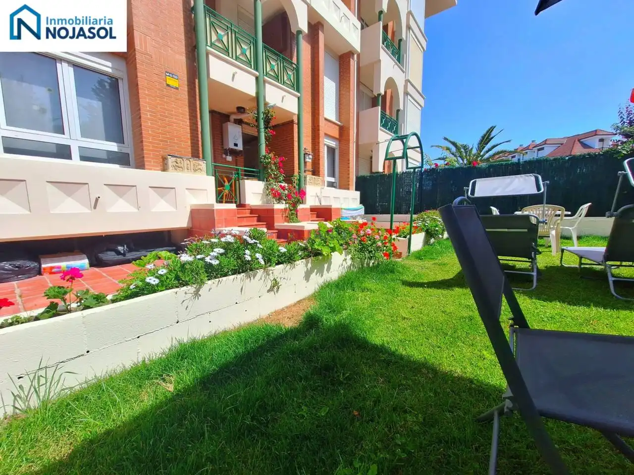 Terrace of Apartments for rent in Noja  with Heating, Private garden and Terrace
