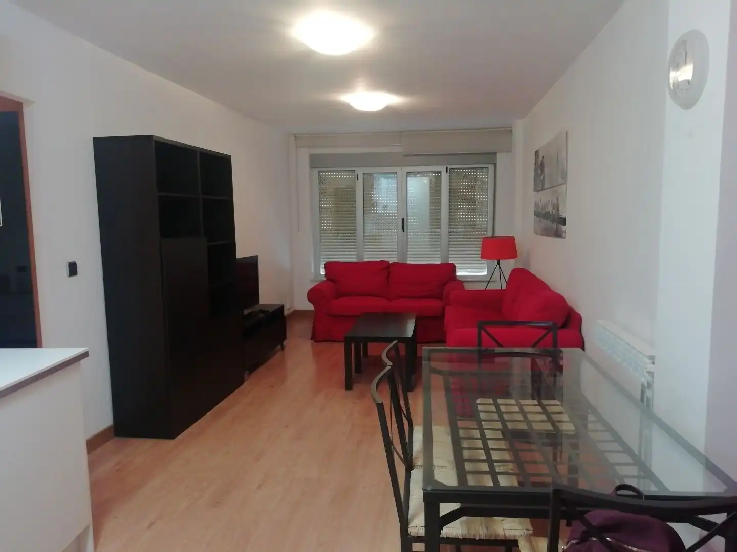 Sala d'estar de Apartament de lloguer en Salamanca amb Calefacció, Parquet i Moblat