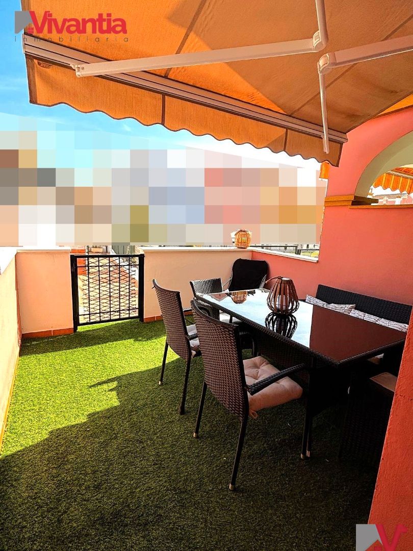 Terrassa de Dúplex en venda en Pulpí amb Aire condicionat, Calefacció i Jardí privat