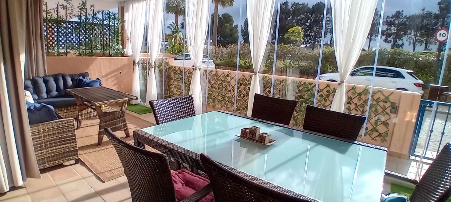 Terrace of Flat for sale in Manilva  with Air Conditioner, Heating and Terrace