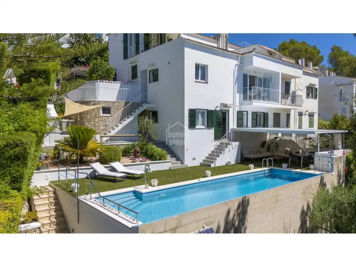 Vista exterior de Casa o chalet en venta en Ferreries con Jardín privado, Terraza y Piscina