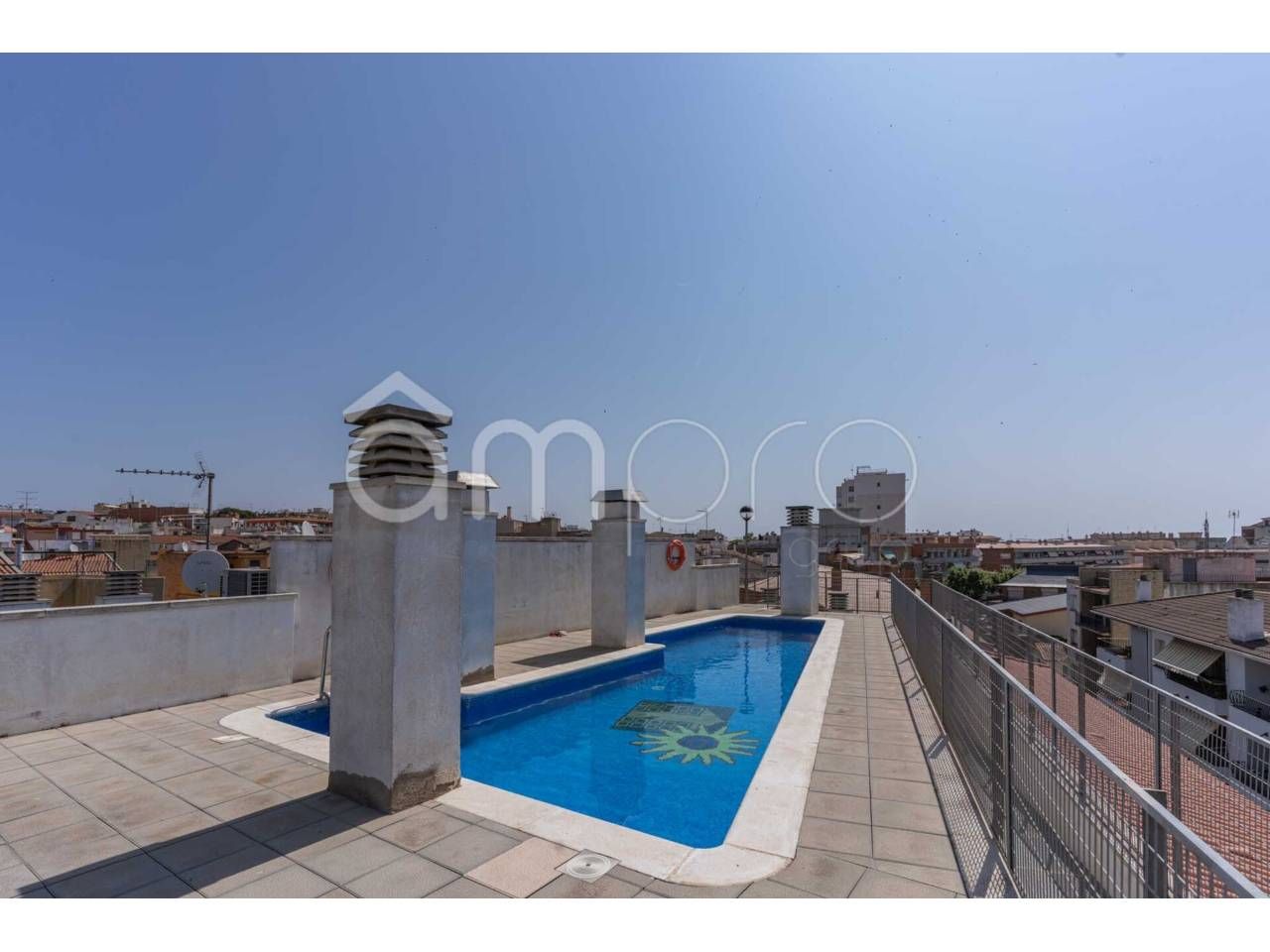 Swimming pool of Flat for sale in Torredembarra  with Air Conditioner, Heating and Parquet flooring