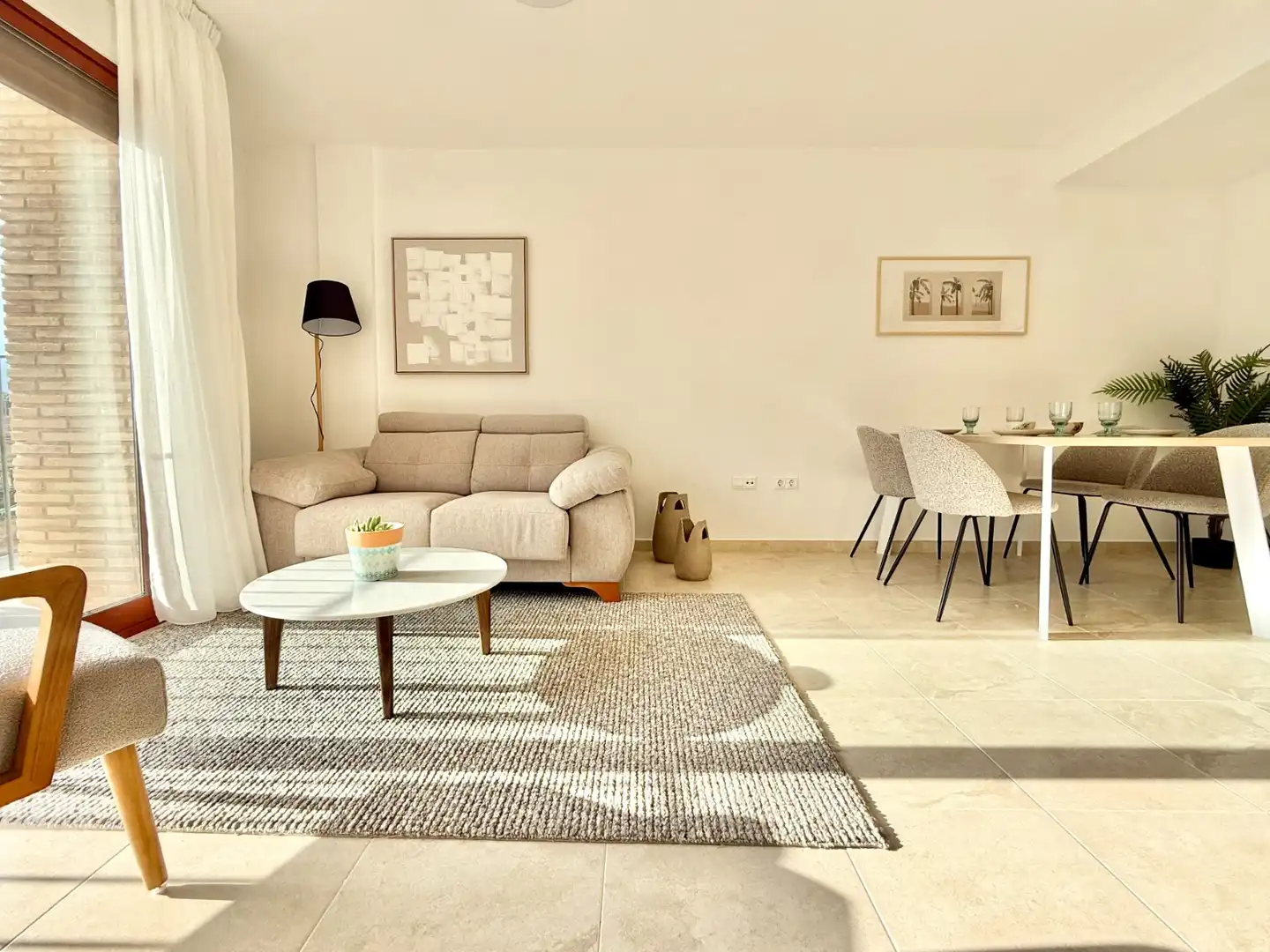 Wohnzimmer von Wohnung zum Verkauf in Murcia mit Klimaanlage, Terrasse und Abstellraum