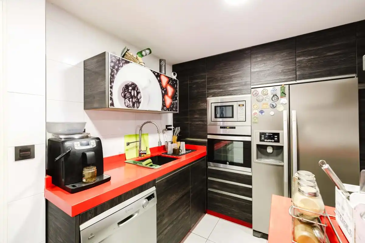 Kitchen of Flat for sale in Málaga  with Air Conditioner, Heating and Terrace